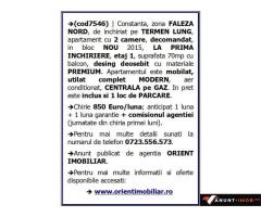 Anunturi Imobiliare Faleza Nord, decomandat, 2 camere, etaj 1, 70mp, mobilat modern
