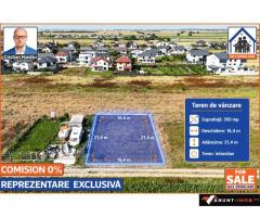 Anunturi Imobiliare Teren pt casa in Comuna Berceni Ilfov | 350mp (21.4x16.4) | Comision 0
